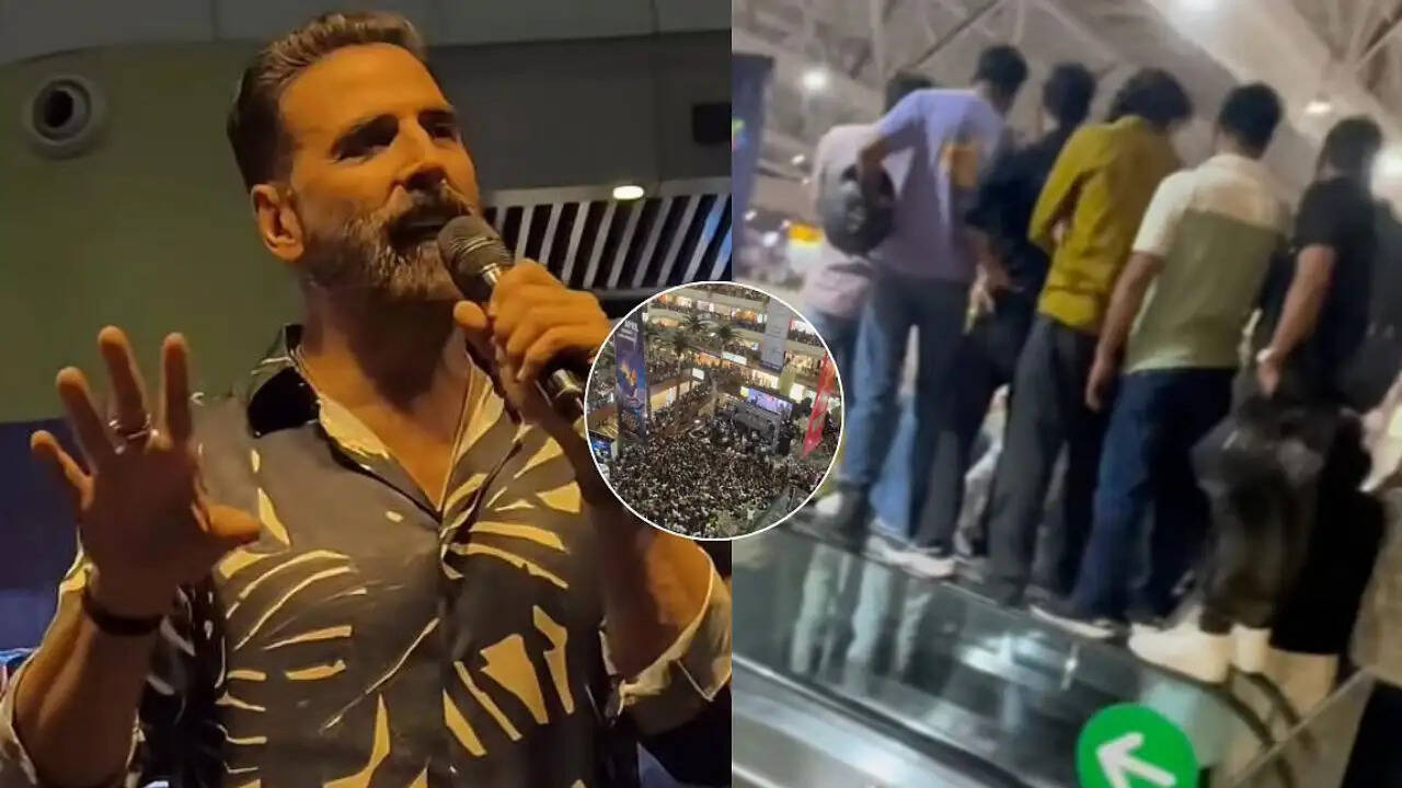 अक्षय कुमार की फिल्म भूत बंगला की प्रमोशन में उमड़ी भीड़ ने मचाई हलचल