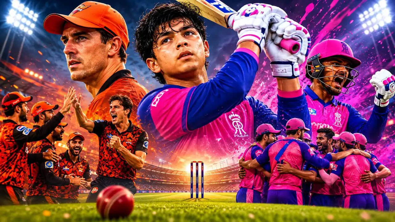IPL 2026: राजस्थान रॉयल्स और सनराइजर्स हैदराबाद के बीच निर्णायक मुकाबला