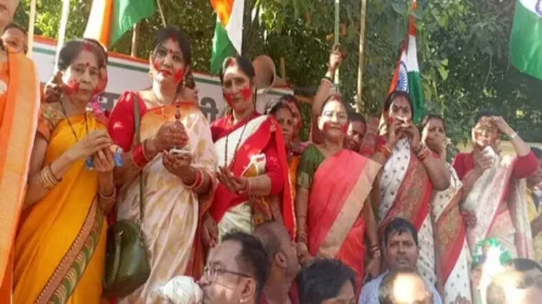 पीएम मोदी का बिहार दौरा: सिंदूर से भव्य स्वागत