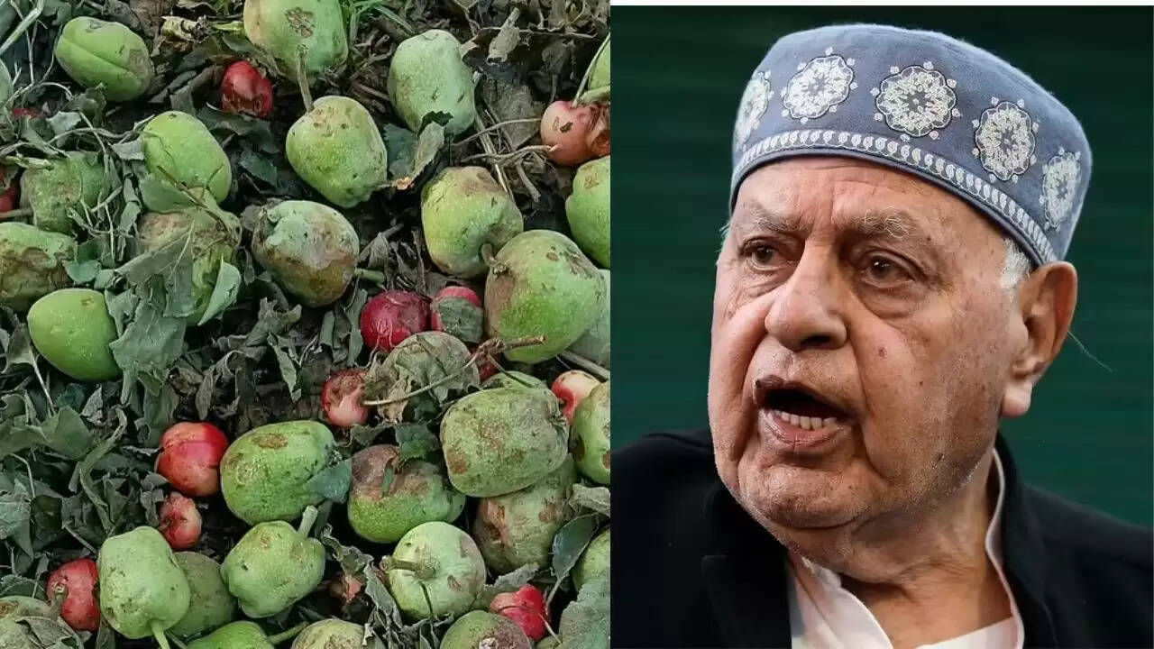 जम्मू-कश्मीर में सेब की फसल पर संकट, फारूक अब्दुल्ला ने उठाए गंभीर सवाल