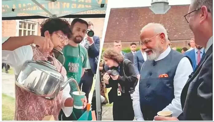 भारत-ब्रिटेन चाय वार्ता: पीएम मोदी और कीर स्टारमर की अनौपचारिक मुलाकात