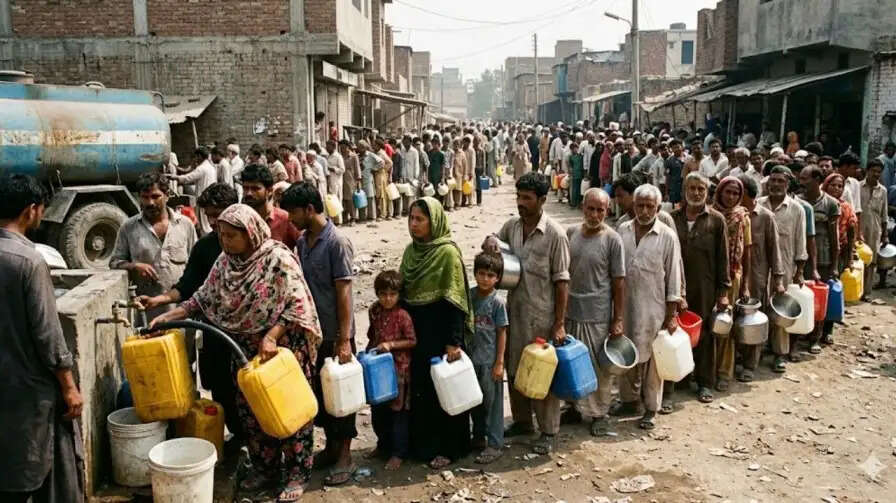 कराची में पानी, बिजली और गैस की कमी से लोग परेशान
