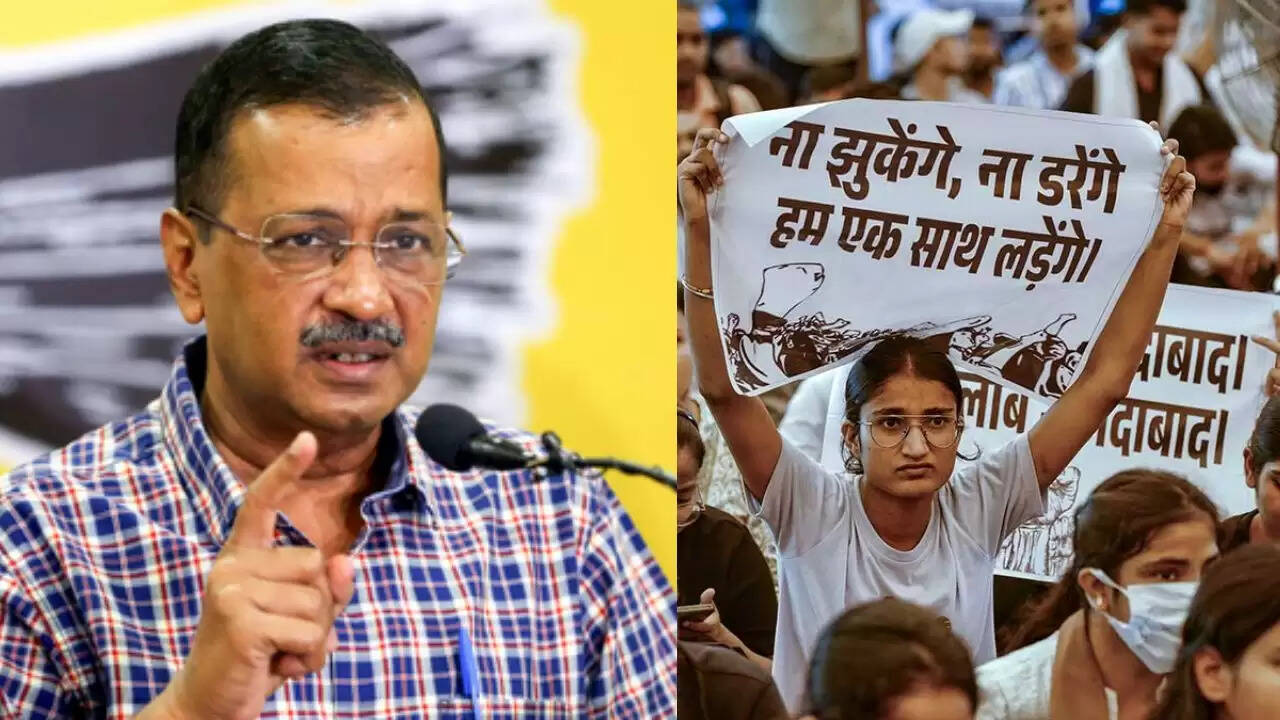 दिल्ली में छात्रों पर पुलिस का लाठीचार्ज: आम आदमी पार्टी ने की निंदा
