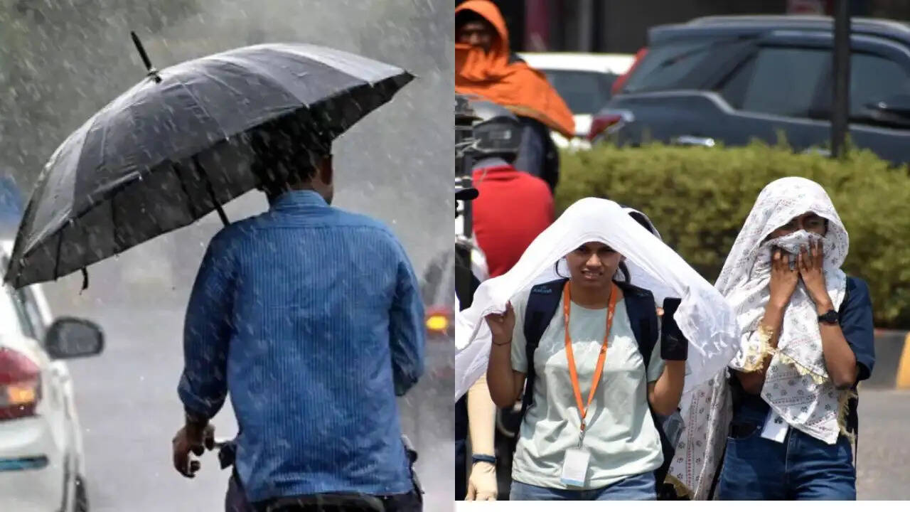 भारत में मौसम का मिजाज: तूफान और गर्मी का सामना कर रहे लोग