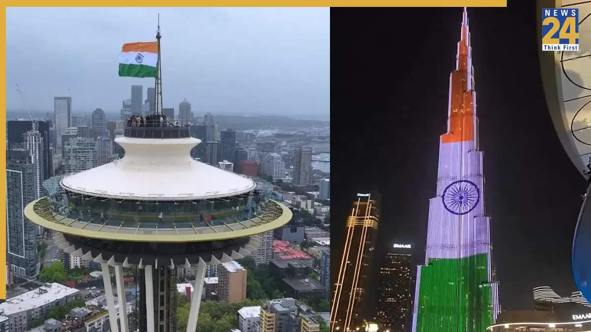 भारत के स्वतंत्रता दिवस पर तिरंगा की धूम, अमेरिका और दुबई में खास आयोजन