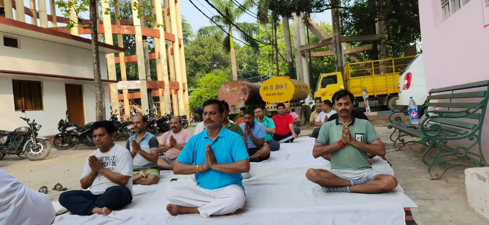 योग सप्ताह जागरूकता अभियान का शुभारंभ, पालिकाध्यक्ष ने किया उद्घाटन