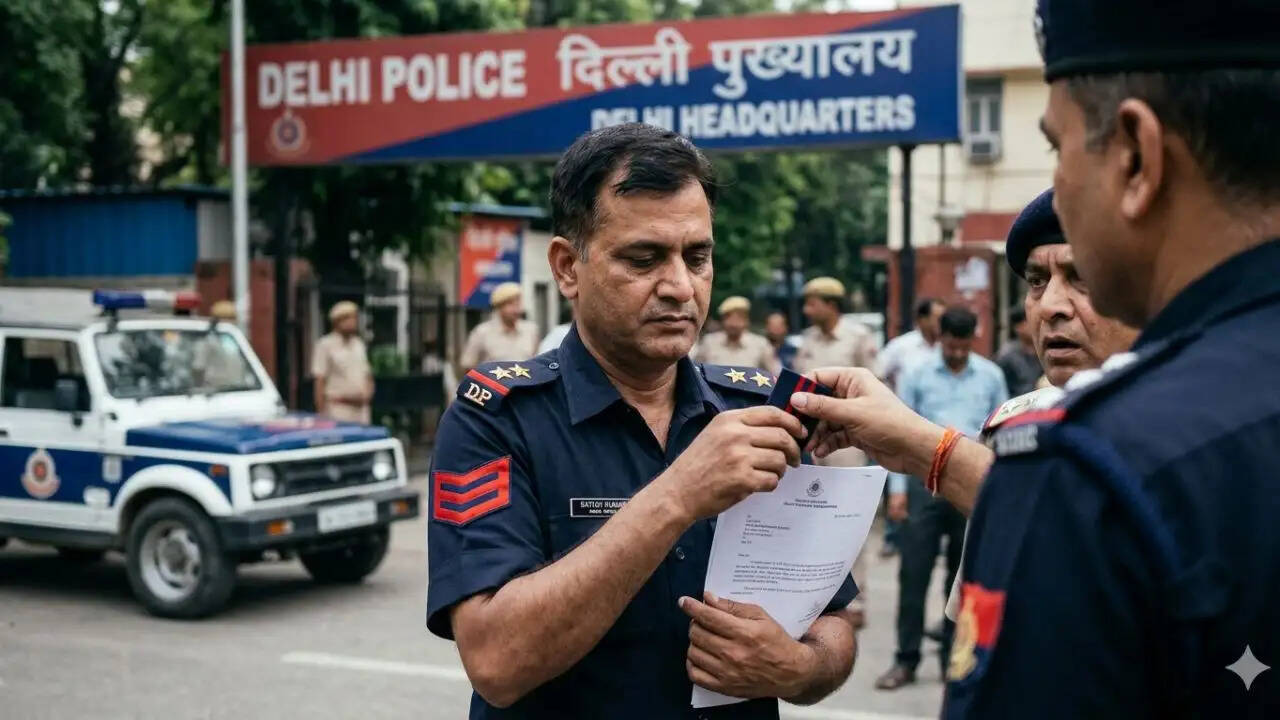 दिल्ली पुलिस के सब-इंस्पेक्टर ने स्वेच्छा से पद कम करने का लिया निर्णय