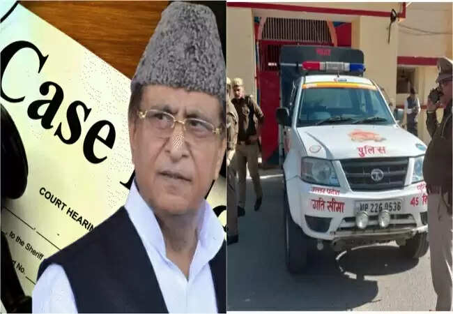 आजम खान ने जेल वाहन में बैठने से किया इनकार, बोले बोलेरो चाहिए