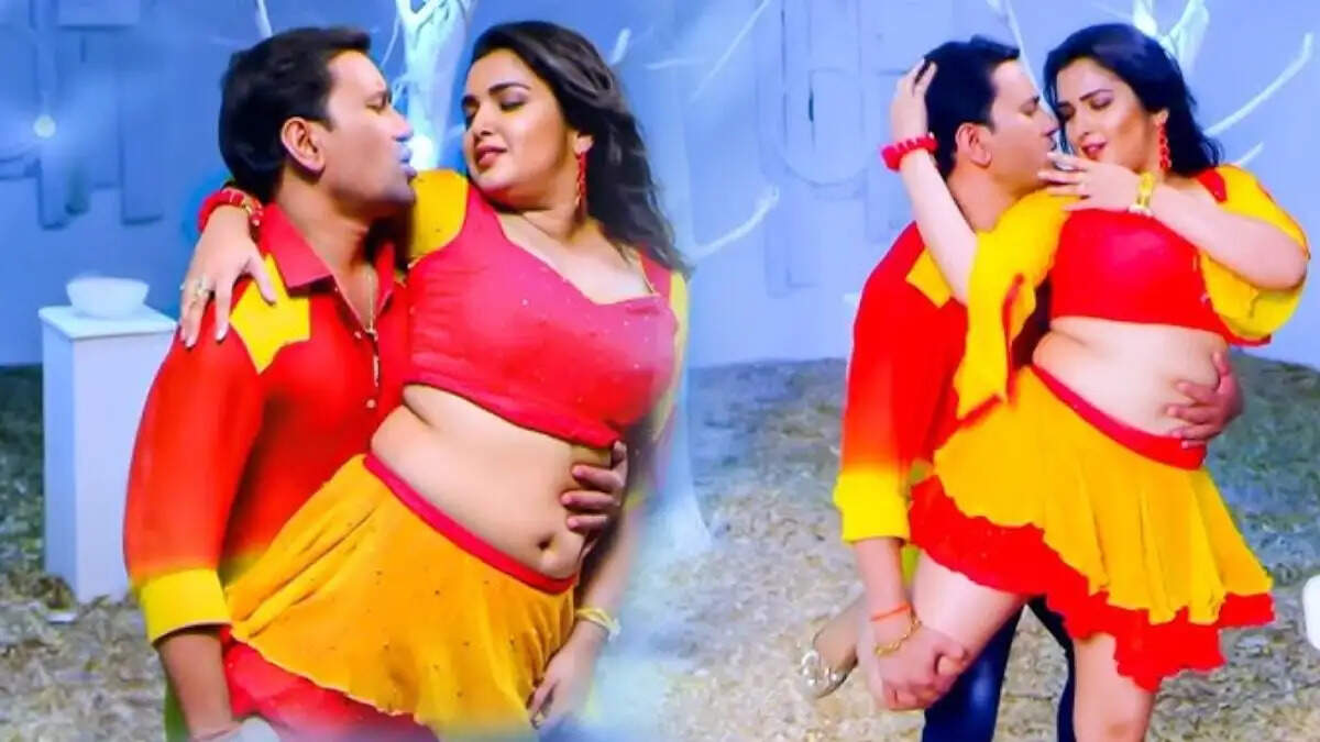 निरहुआ और आम्रपाली दुबे का नया रोमांटिक गाना: &lsquo;दिलवा में होला गुदगुदी&rsquo; ने मचाई धूम