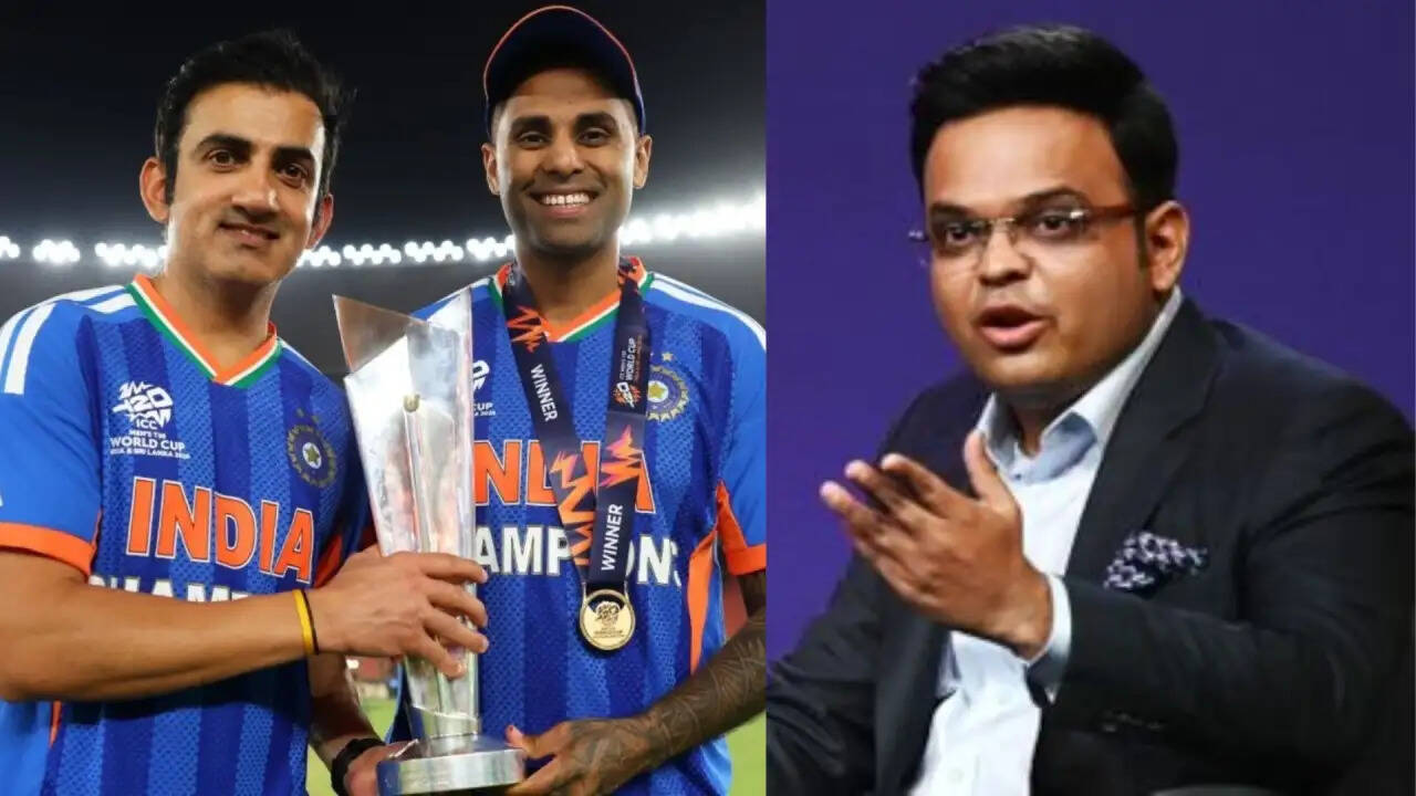 ICC चेयरमैन जय शाह ने भारतीय क्रिकेट की उपलब्धियों पर की चर्चा, सूर्यकुमार और गौतम को दी बधाई