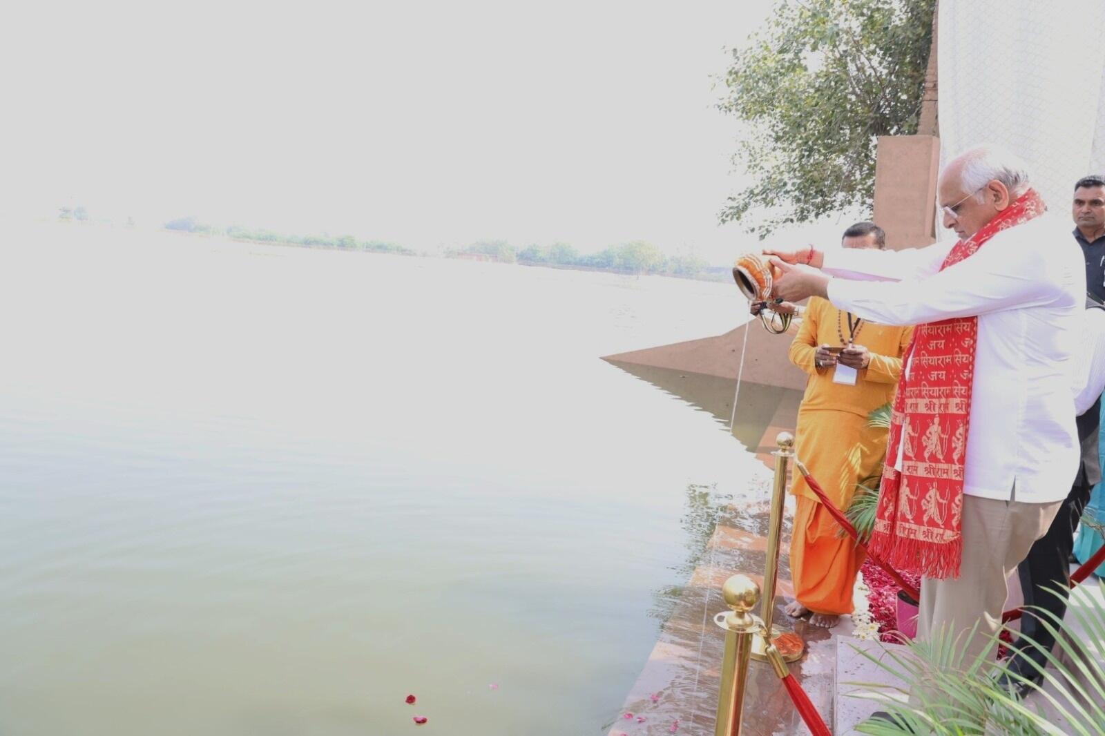 मोडासर के पौराणिक धरोहर समान बाणगंगा तालाब का लोकार्पण