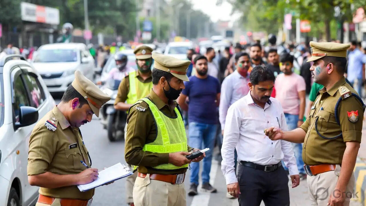दिल्ली में होली पर ट्रैफिक पुलिस का विशेष अभियान: 1200 से अधिक ड्रंक ड्राइविंग मामले पकड़े गए