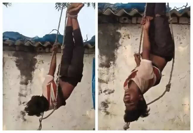 महराजगंज में नाबालिग को पेड़ से लटकाकर दी गई तालीबानी सजा