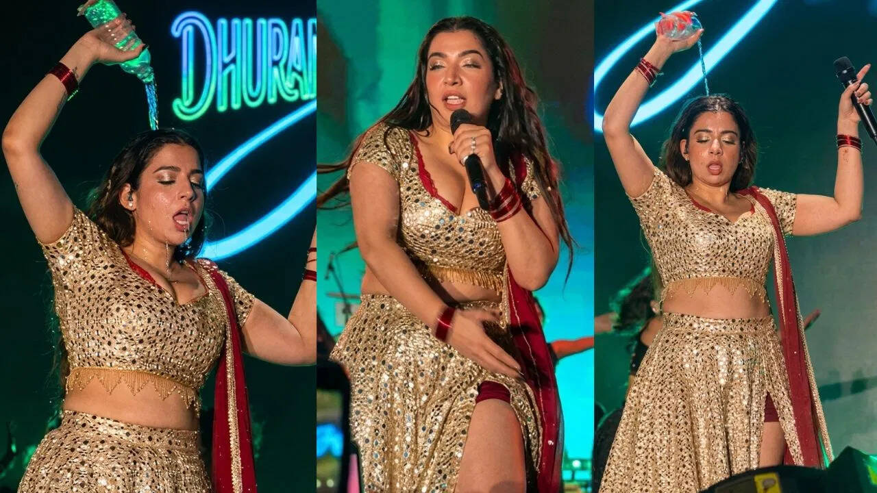 जैस्मीन सैंडलस का कॉन्सर्ट विवाद: लिप-सिंक और पानी डालने पर फैंस का गुस्सा