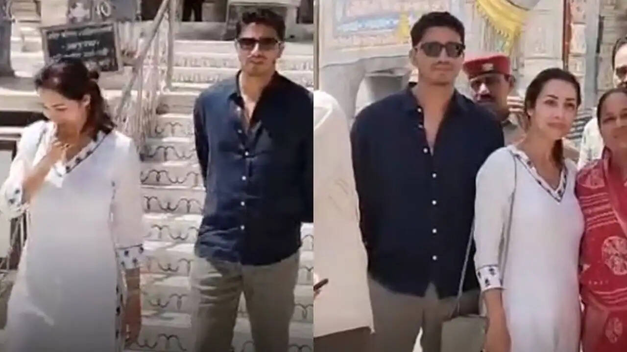 मलाइका अरोड़ा और हर्ष मेहता की मंदिर यात्रा से बढ़ी डेटिंग की चर्चाएं