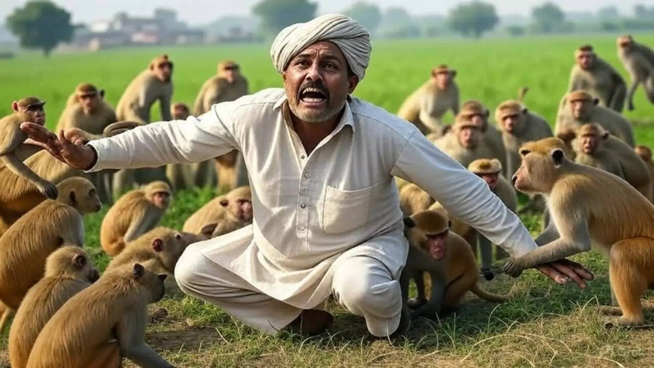 बिहार में बंदरों के हमले से किसान की मौत, ग्रामीणों में दहशत
