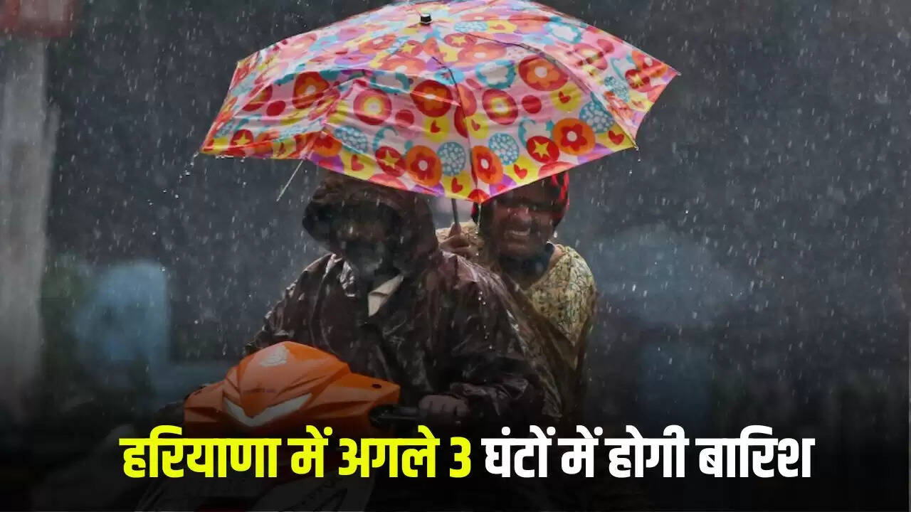 हरियाणा में बारिश का अलर्ट: अगले 3 घंटों में होगी बारिश