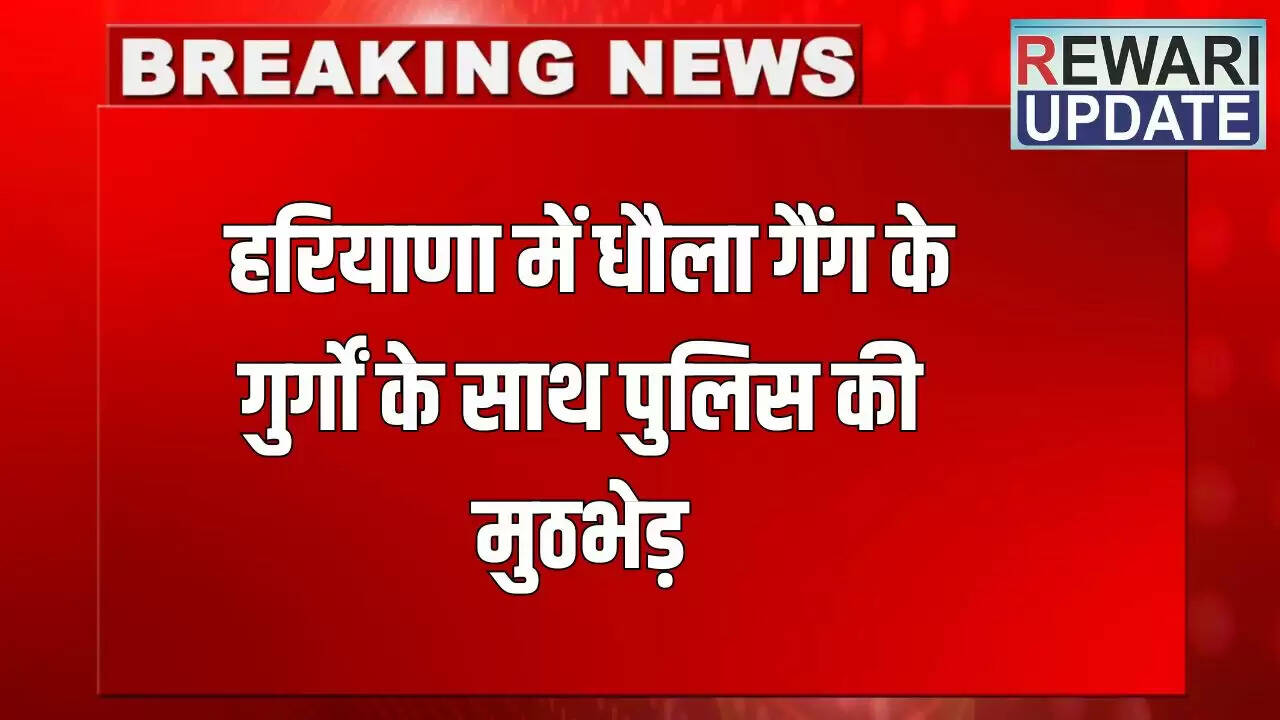 हरियाणा में पुलिस ने धौला गैंग के गुर्गों को पकड़ा, मुठभेड़ में घायल