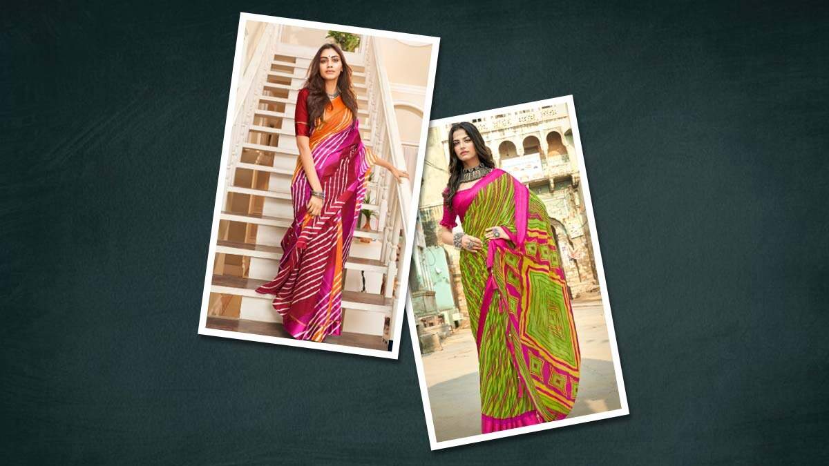 हर दिन बनें स्टाइलिश, पहनें लहरिया साड़ी के नए डिजाइन