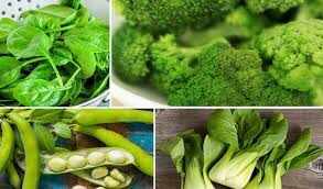 हरी सब्जियां हरी सब्जियां आयरन और विटामिन से भरपूर होती हैं। पा