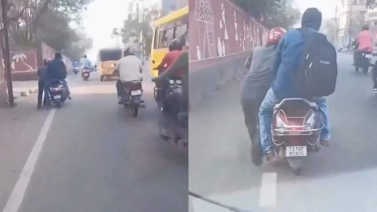 'रैपिडो' बाइक का पेट्रोल खत्म हुआ तो कस्टमर ने कर दी तुच्छ हरकत, धक्का लगाते ड्राइवर को देख लोगों का दिल दुख गया