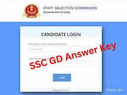 SSC GD Answer Key 2024: